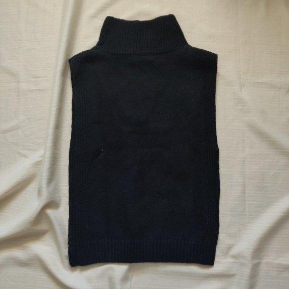 H&M Knit Collar with Zipper | Black | New with Tag - Picture 5 of 7